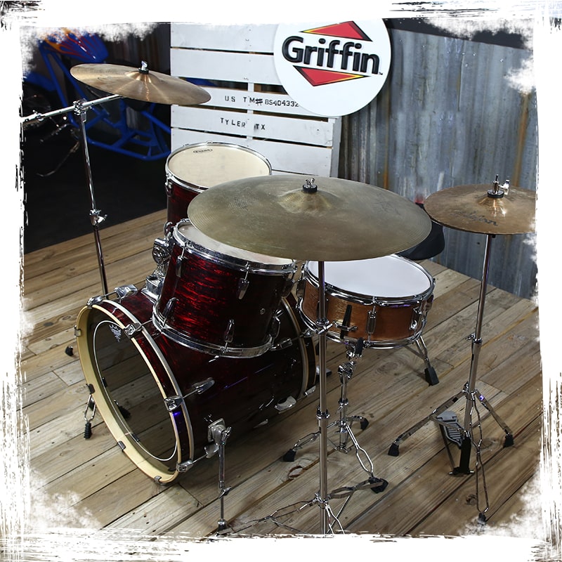 Griffin Cymbal Stand 4Pack with HiHat, Snare & Cymbal Stands